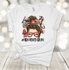 Firefighter Shirt, #FIREFIGHTERLIFE, Messy Bun Firefighter, Firefighter Female, Premium Soft Unisex Tee, Plus Size 2x, 3x, 4x Available