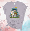 Easter Shirt, Easter Gnome And Truck, Basket Of Carrots, Old Truck Gnome, Easter Eggs, 2x, 3x, 4x, Plus Sizes Available