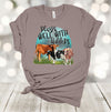 Cow Shirt, Plays Well With Udders, Funny Cow Shirt, Farming Tee Shirt, Premium Soft Unisex Tee, Plus Size 2x, 3x, 4x Available