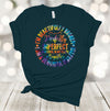 Motivational Shirt, Perfectly Imperfect, I'm Beautifully Broken, Disaster, Tie Dye, Premium Unisex Soft Tee, 2x, 3x, 4x, Plus Size Available