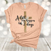 Easter Christian Shirt, A Lot Can Happen In Three Days, Christ Is Risen, Religious Easter Tee, Premium Soft Unisex Tee, Plus Size 2x, 3x, 4x