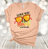 Summer Tee, Love You To The Beach And Back, Beach Vacation, Summer Fun, Premium Soft Unisex, 2x, 3x, 4x, Plus Sizes Available