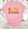 Summer Tee, Peace Love Flip Flops, Tropical Vacation, Beach Vacation, Summer Fun, Premium Soft Unisex, 2x, 3x, 4x, Plus Sizes Available