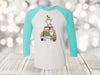 Easter Raglan, Happy Easter, Vintage Truck, Easter Gnomes, Easter Basket, Unisex Next Level Raglan Three Quarter Sleeve