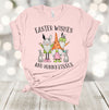 Easter Shirt, Easter Wishes And Bunny Wishes, Easter Gnomes, Easter Bunny, Premium Soft Unisex, Plus Size 2x, 3x, 4x Available