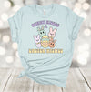 Easter Shirt, Bunny Kisses And Easter Wishes, Easter Eggs, Easter Bunny, Premium Soft Unisex, Plus Size 2x, 3x, 4x Available