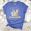 Easter Shirt, Bunny Kisses And Easter Wishes, Easter Eggs, Easter Bunny, Premium Soft Unisex, Plus Size 2x, 3x, 4x Available