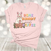 Easter Shirt, Some Bunny Needs Coffee, Easter Bunny, Easter Eggs, Cute Easter Shirt, Premium Soft Unisex, Plus Sizes 2x, 3x, 4x Available