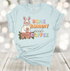 Easter Shirt, Some Bunny Needs Coffee, Easter Bunny, Easter Eggs, Cute Easter Shirt, Premium Soft Unisex, Plus Sizes 2x, 3x, 4x Available