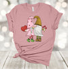 Valentine's Day, Kissing Gnomes, Cute Valentine Gnomes, Gnomes In Love, Premium Soft Unisex Tee, Plus Size 2x, 3x, 4x