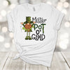 Saint Patrick's Day, Mister Pot O' Gold, Green Gnomes, Four Leaf Clover, Premium Unisex Tee,  2x, 3x, 4x Plus Sizes Available