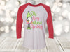 Spring Raglan, Oh Hey There Spring, Spring Gnome, Spring Flowers, Plus Size Available, Next Level Raglan Three Quarter Sleeve