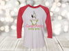 Easter Raglan, Some Bunny Loves You, Easter Gnome, Rabbit Gnome, Plus Size Available, Next Level Raglan Three Quarter Sleeve