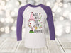 Valentine's Day, Will You Be My Gnomie, Valentine's Gnome, Plus Size Available, Next Level Raglan Three Quarter Sleeve