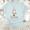 Valentine's Day, Wine Is My Valentine, Gnome Valentine, Wine Lover, Gnome With Wine, Premium Soft Unisex, Plus Size 2x, 3x, 4x Available