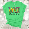 Mardi Gras Shirt, Love Mardi Gras, Mardi Gras Beads, Fleur De Lis, Premium Unisex Soft Shirt, 2x, 3x, 4x, Plus Size Available