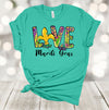 Mardi Gras Shirt, Love Mardi Gras, Mardi Gras Beads, Fleur De Lis, Premium Unisex Soft Shirt, 2x, 3x, 4x, Plus Size Available