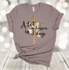 Easter Christian Shirt, A Lot Can Happen In Three Days, Christ Is Risen, Religious Easter Tee, Premium Soft Unisex Tee, Plus Size 2x, 3x, 4x