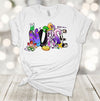 Mardi Gras Shirt, Nurse Mardi Gras, King Cake, Beads, Premium Unisex Soft Shirt, 2x, 3x, 4x, Plus Size Available