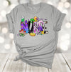 Mardi Gras Shirt, Nurse Mardi Gras, King Cake, Beads, Premium Unisex Soft Shirt, 2x, 3x, 4x, Plus Size Available