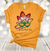 Mardi Gras Shirt, Little Miss Mardi Gras, Mask, Beads, Premium Unisex Soft Shirt, 2x, 3x, 4x, Plus Size Available