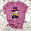 Mardi Gras Shirt, Mardi Gras Gnome, King Cake, Beads, Fleur De Lis, Premium Unisex Soft Shirt, 2x, 3x, 4x, Plus Size Available