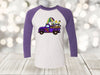 Mardi Gras Raglan, Mardi Gras Truck, Louisiana, Masks, King Cake, Fleur De Lis, Unisex Next Level Raglan Three Quarter Sleeve