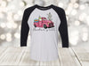 Easter Raglan, Easter Y'all, Vintage Truck, Easter Gnomes, Easter Basket, Unisex Next Level Raglan Three Quarter Sleeve