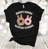 Easter Shirt, Bunny Kisses Easter Wishes, Easter Donuts, Cute Easter Shirt, Premium Soft Unisex, Plus Sizes 2x, 3x, 4x Available