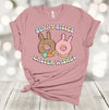 Easter Shirt, Bunny Kisses Easter Wishes, Easter Donuts, Cute Easter Shirt, Premium Soft Unisex, Plus Sizes 2x, 3x, 4x Available