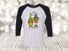 Saint Patrick's Day, I'm So Lucky To Have You, Gnomes Shirt, Shamrock Shirt, Next Level Raglan Three Quarter Sleeve, Plus Sizes Available