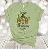 Saint Patrick's Day, Let The Shenanigans Begin, Green Gnomes, Four Leaf Clover, Premium Unisex Tee,  2x, 3x, 4x Plus Sizes Available