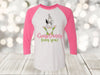 Easter Raglan, Some Bunny Loves You, Easter Gnome, Rabbit Gnome, Plus Size Available, Next Level Raglan Three Quarter Sleeve