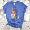 Easter Shirt, The Bunny Made Me Do It, Easter Gnome, Easter Bunny, Rabbit And Gnome, Premium Soft Unisex Tee, Plus Size 2x, 3x, 4x