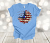 Independence Day, Sunflower Shirt, American Flag Sunflower, US Flag, Premium Soft Tee, Plus Sizes Available 3x, 4x