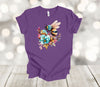 Bee Shirt, Bee And Flowers, Spring Flowers, Summer Flowers, Premium Soft Unisex Tee, 2x, 3x, 4x, Plus Sizes Available