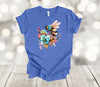 Bee Shirt, Bee And Flowers, Spring Flowers, Summer Flowers, Premium Soft Unisex Tee, 2x, 3x, 4x, Plus Sizes Available