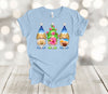 Summer Gnomes, Hibiscus Mixed Drink And Sea Shell, Gnomes Shirt, Summer Gnome, Premium Unisex Tee, Plus Size 2x, 3x, 4x, Available