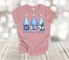 Boating Gnomes, Anchor Wheel And Sail Boat, Gnome Shirt, Summer Gnome, Premium Unisex Tee, Plus Size 2x, 3x, 4x, Available