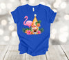 Summer Gnome, Flamingo Gnome, Hibiscus Gnome, Vacation Gnome, Premium Unisex Tee, Plus Size 2x, 3x, 4x, Available