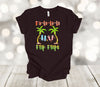 Christmas Shirt, Fa La La La Flipflops, Tropical Christmas, Beach, Premium Unisex Tee Shirt, Plus Size Available 2x, 3x 4x