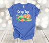 Summer Vegetables, Crop Top, Vegetable Garden, Farmer's Market, Premium Soft Unisex Tee, Plus Size 2x, 3x, 4x Available