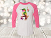 Spring Shirt, Hummingbird And Flowers, Colorful Hummingbird Raglan, Next Level Raglan Three Quarter Sleeve, Choice Of Colors