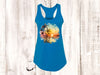 Summer Tank Top, Beach Sunset, Beach Tank Top, Beach Vacation, Tropical, Ocean Tank, Next Level Women's Ideal Racerback Tank