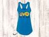 Summer Tank Top, Peace Love Sunshine, Tie Dye Sunflower, Sunflower Tank Top, Next Level Women's Ideal Racerback Tank