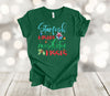 Christmas Shirt, Starfish Wishes And Mistletoe Kisses, Tropical Christmas, Premium Unisex Soft Tee Shirt, Plus Size Available 2x, 3x 4x