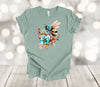 Bee Shirt, Bee And Flowers, Spring Flowers, Summer Flowers, Premium Soft Unisex Tee, 2x, 3x, 4x, Plus Sizes Available