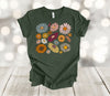 Retro Style Shirt, Retro Daisies, Daisy Shirt, Hippie Flowers, Hippie Shirt, Premium Soft Tee Shirt, Choice Of Colors, Plus Size Available