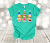 Summer Gnomes, Hibiscus Mixed Drink And Sea Shell, Gnomes Shirt, Summer Gnome, Premium Unisex Tee, Plus Size 2x, 3x, 4x, Available