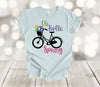 Spring Shirt, Hello Spring, Bicycle And Basket Of Flowers, Spring Shirt, Premium Soft Unisex, 2x, 3x, 4x, Plus Sizes Available